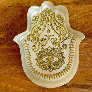 Boho Hamsa Jewelry Dish